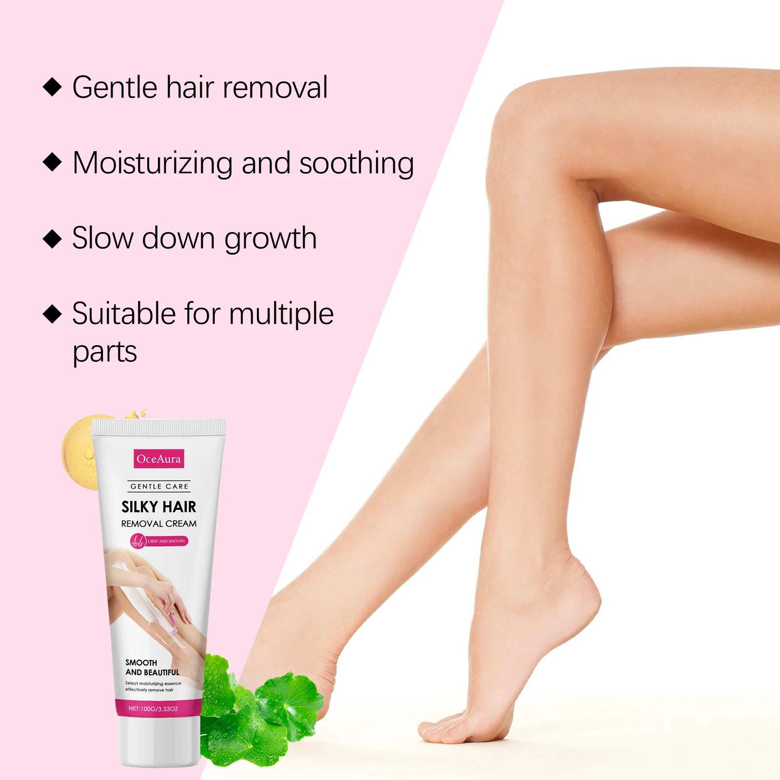Gentle Hair Removal Cream and Soothing Oil for Sensitive Skin - 5
