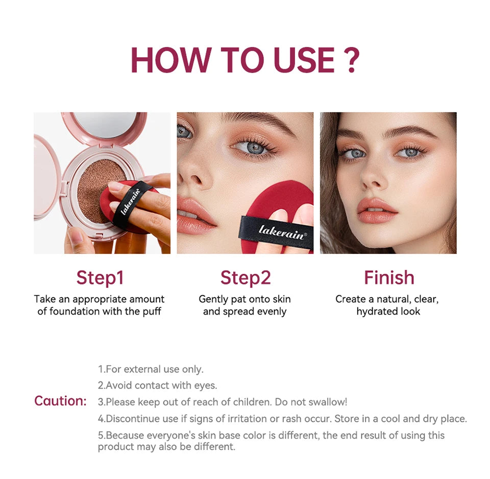 Long-Lasting Semi-Matte CC Cushion Foundation for Flawless Coverage - 14