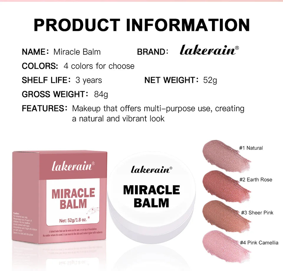 Multi-Purpose Cream Tint Balm for Cheeks Lips and Eyelids - 17