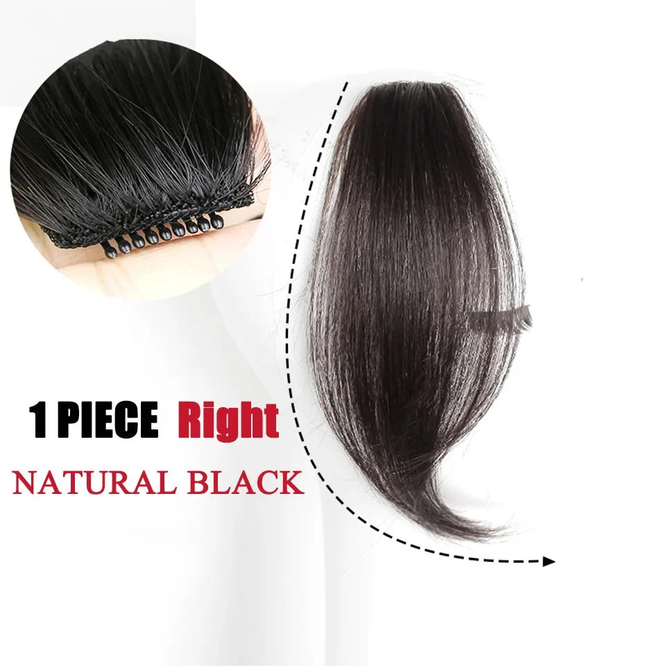 Clip-In Synthetic Hair Side Bangs for Instant Volume - 39
