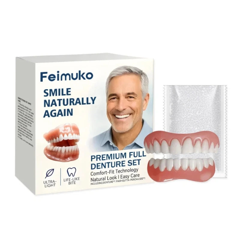 Instant Full Set Dentures for Natural Smile and Confidence