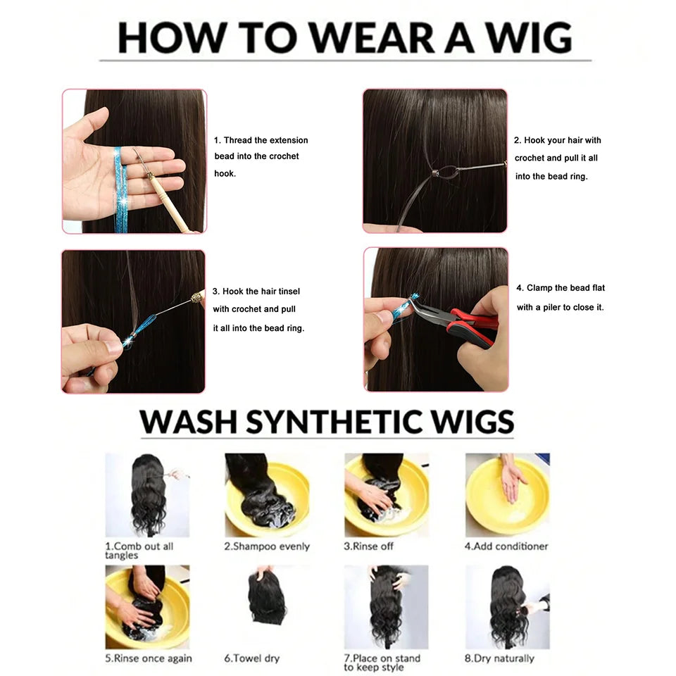 Sparkling Fairy Hair Tinsel Kit with Application Tools