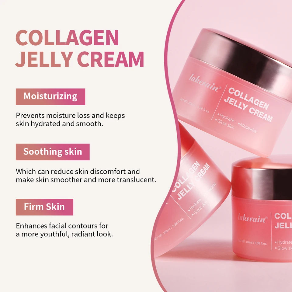 Collagen Jelly Face Cream for Hydration and Anti-Aging Firmness