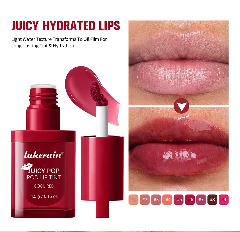 Juicy Pop Pod Lip Tint for Long-Lasting Hydration and High-Shine Finish