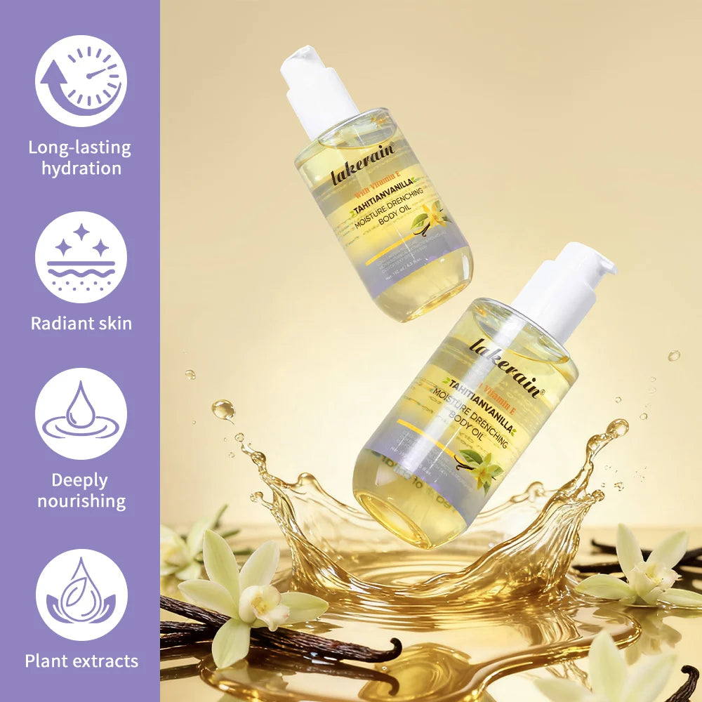 Moisture Drenching Body Oil for Dry Skin and Radiant Glow