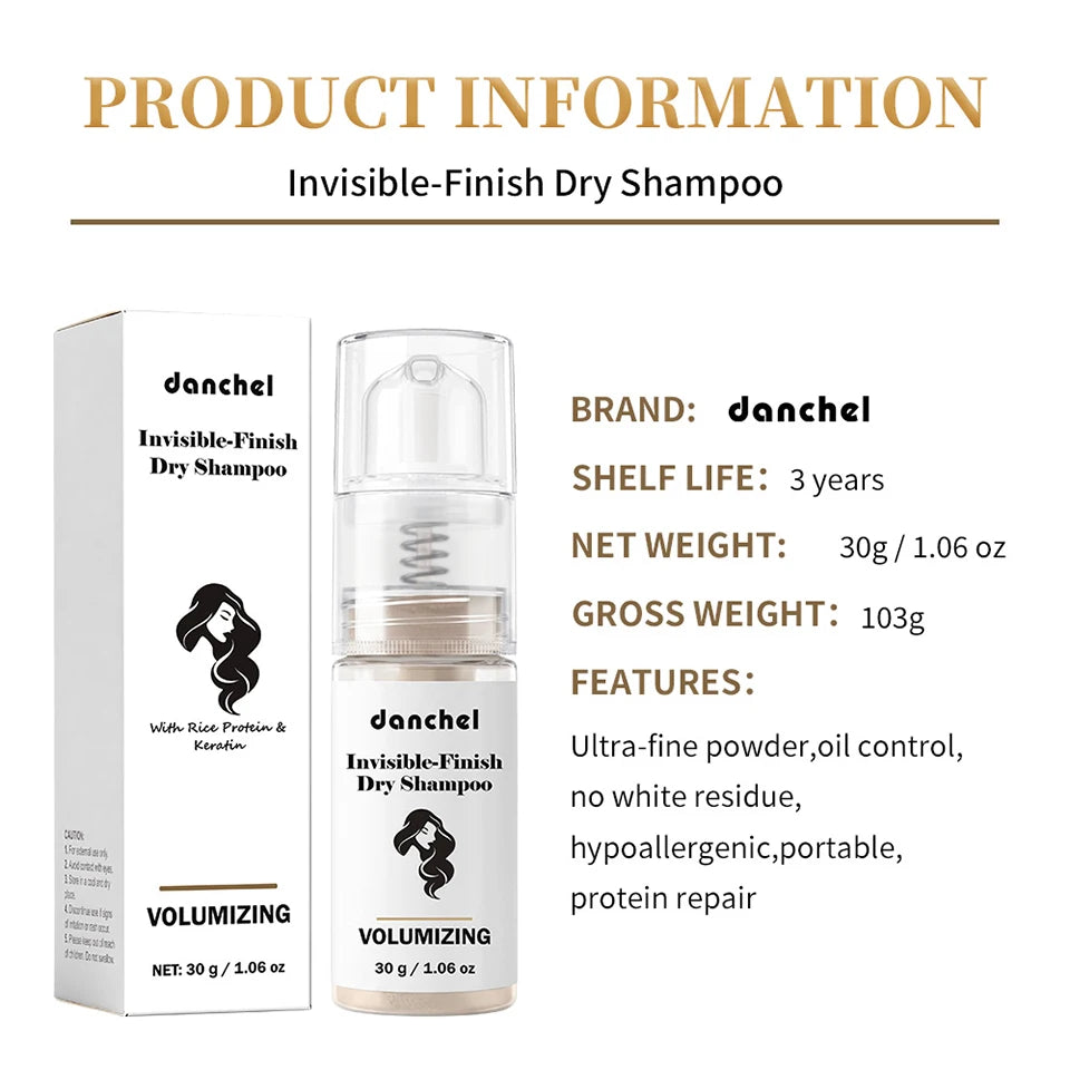 Invisible Dry Shampoo Powder for Instant Volume and Oil Absorption - 14