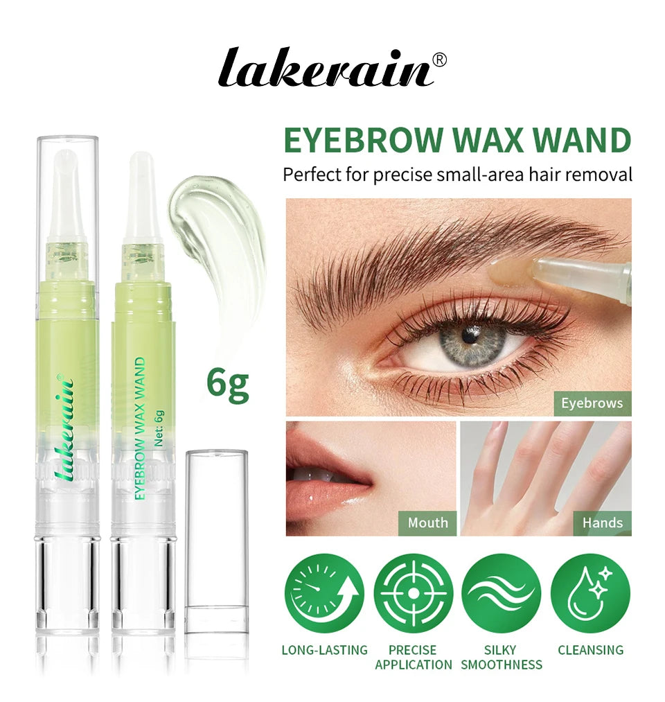 Precision Eyebrow Wax Wand for Easy At-Home Hair Removal - 7