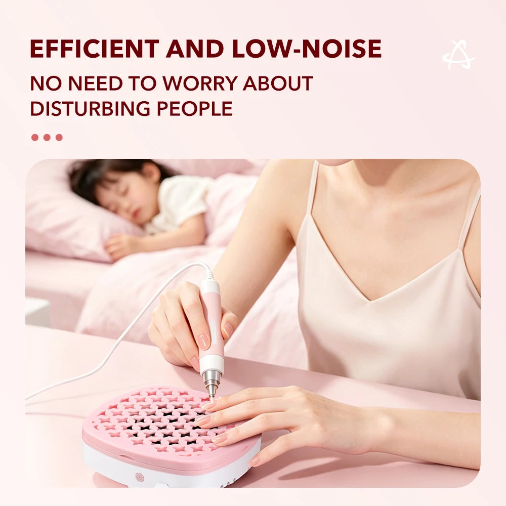 Powerful Portable Nail Dust Collector for Professional Salon Manicures