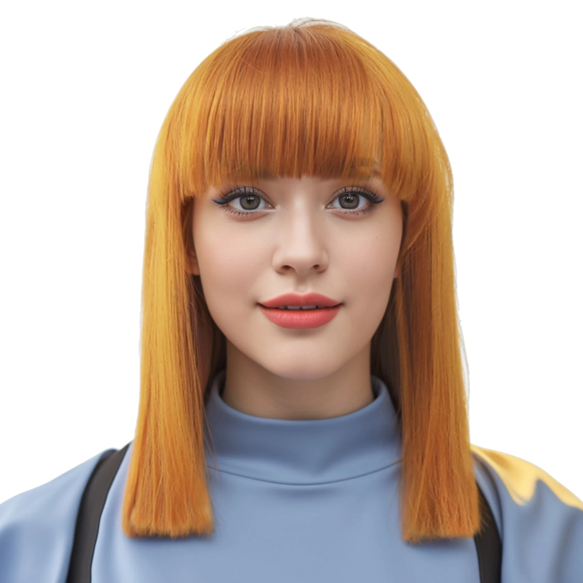 Short Straight Heat Resistant Synthetic Cosplay Wig