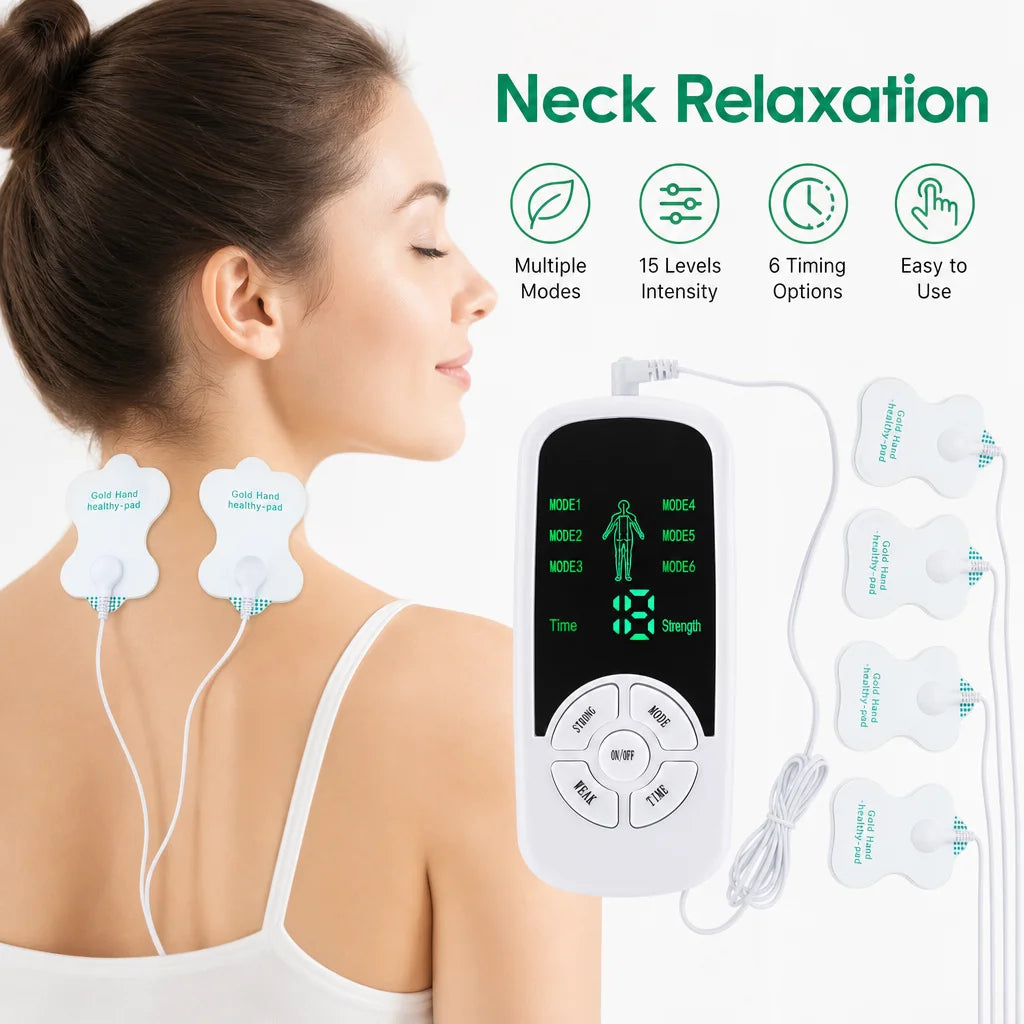 Portable Electric Neck and Body Muscle Massager for Pain Relief
