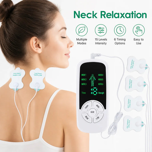 Portable Electric Neck and Body Muscle Massager for Pain Relief