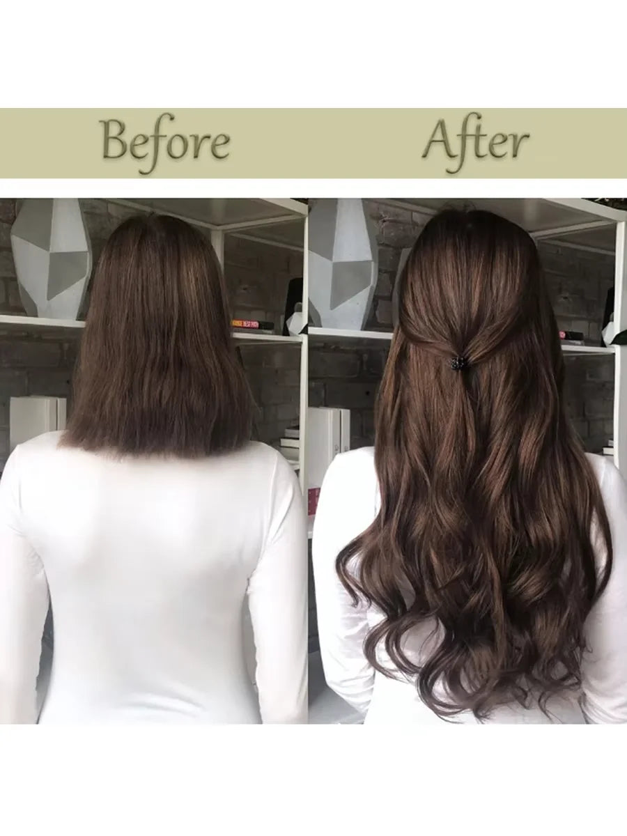 18-Inch Wavy Clip-In Synthetic Hair Extension Set