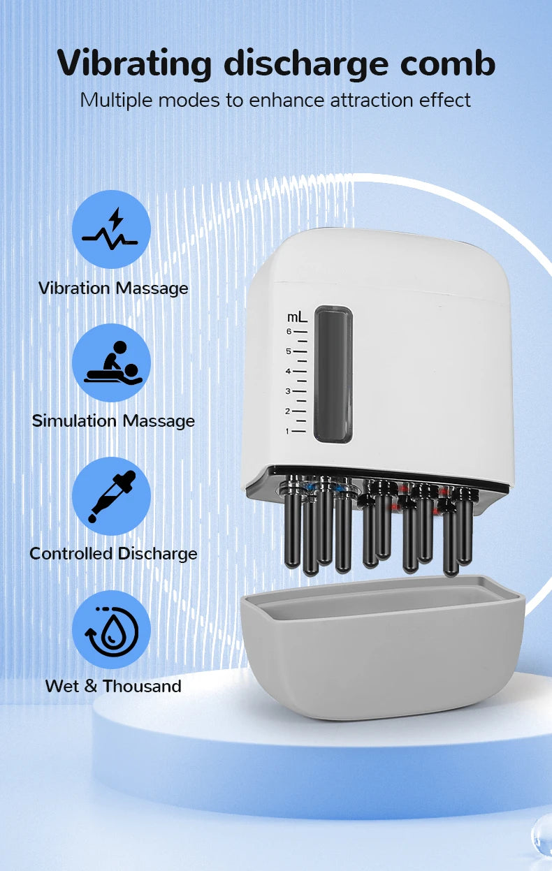 Electric Scalp Massager and Hair Oil Applicator for Hair Growth