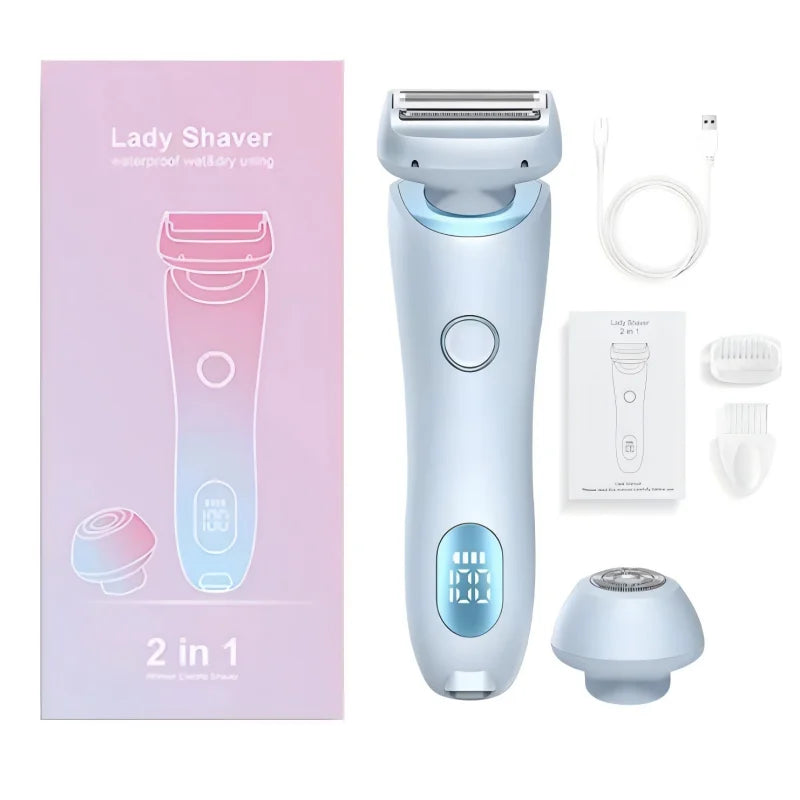 Electric Shaver for Women Painless Hair Remover for Body and Face - 12