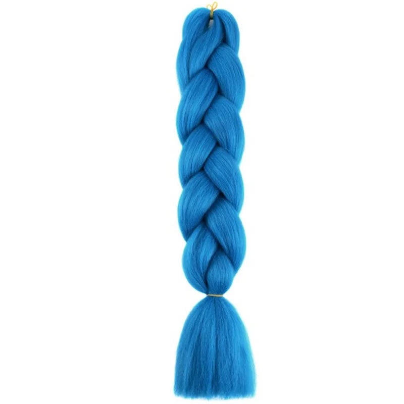 24-Inch Long Colorful Ombre Braiding Hair Extensions