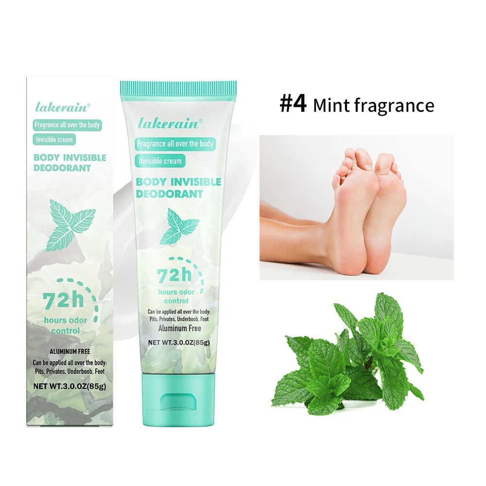 Long-Lasting Invisible Body Deodorant Cream for All-Day Freshness
