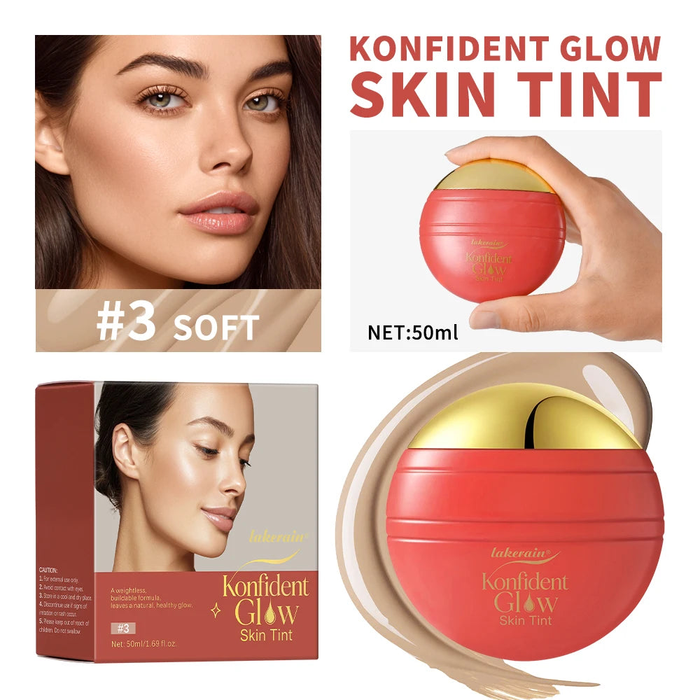 Hydrating Glow Skin Tint Foundation for a Radiant Natural Finish - 20