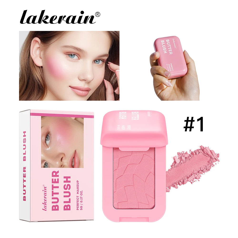 2-in-1 Cream and Powder Blush Palette for Long-Lasting Radiant Makeup - 22