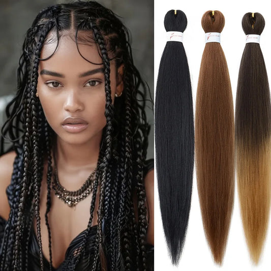 Pre-Stretched EZ Braiding Hair Extensions for Easy Styling