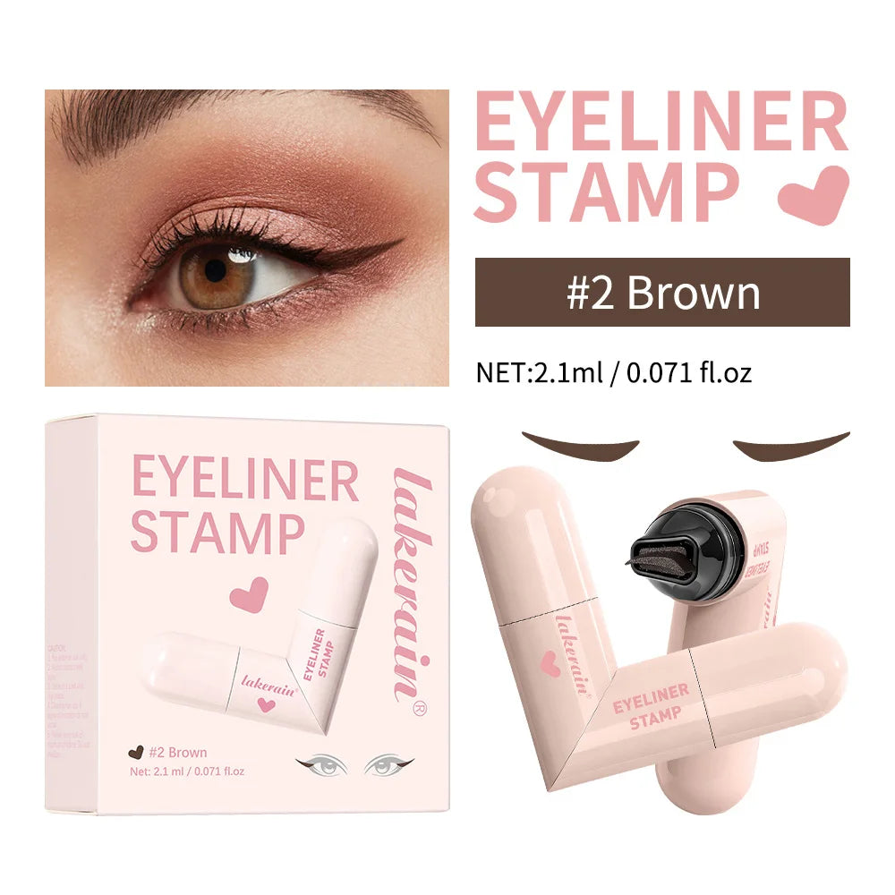 Waterproof Double-Wing Eyeliner Stamp for Beginners and Quick Makeup - 20