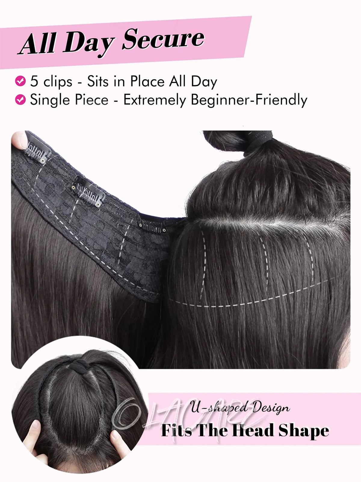 Wavy Clip-In Hair Extensions for Instant Volume and Length