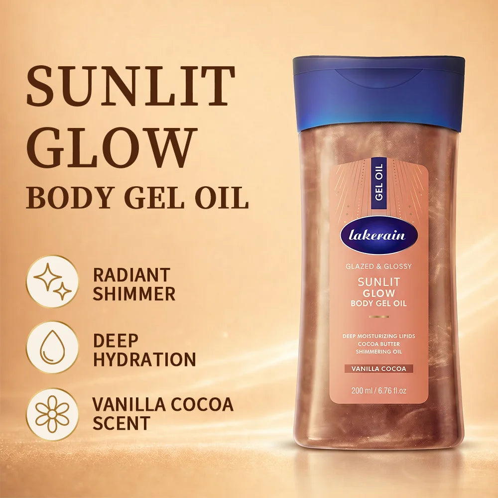 Sunlit Glow Body Shimmer Oil for Radiant Hydrated Skin - 2