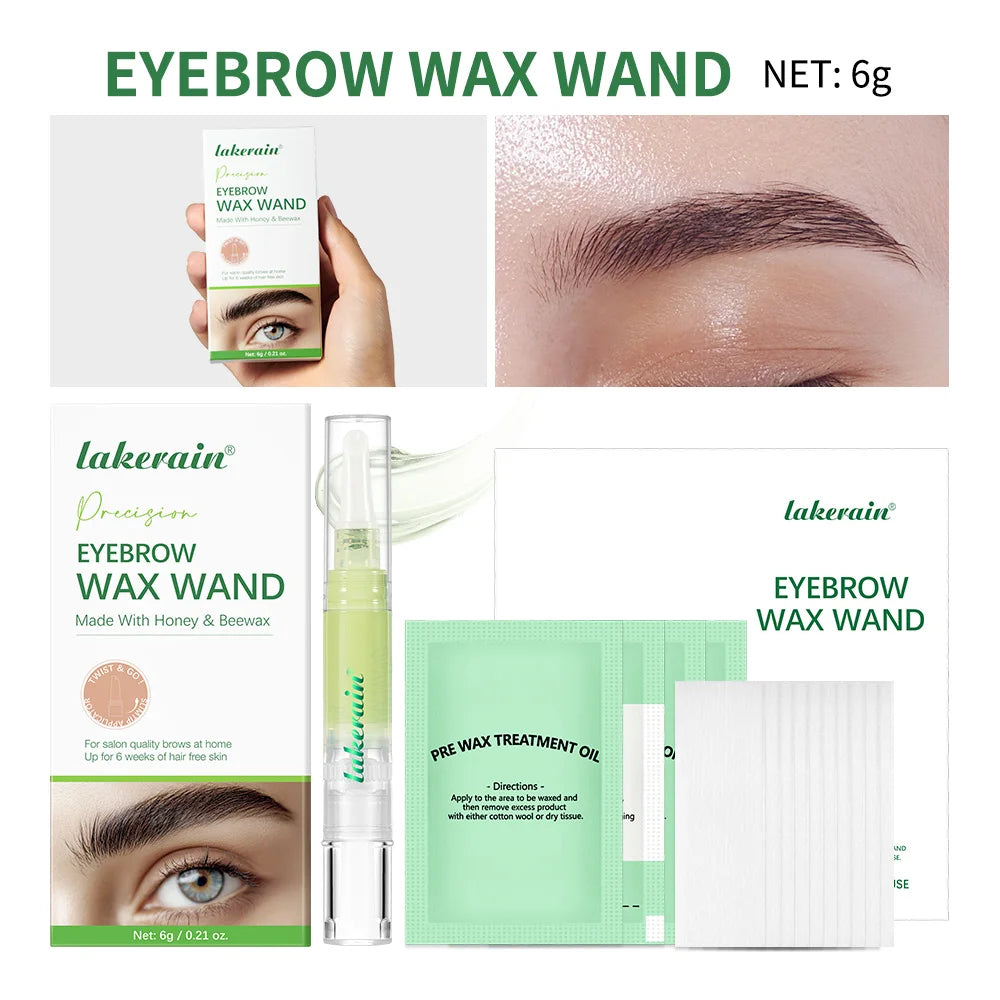 Precision Eyebrow Wax Wand for Easy At-Home Hair Removal