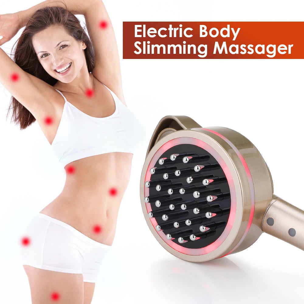 Electric Microcurrent Meridian Body Massager for Cellulite and Relaxation - 8