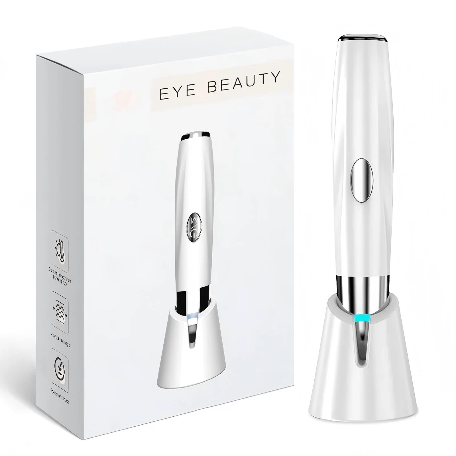 3-in-1 LED Photon Eye Massager for Dark Circles and Facial Rejuvenation - 12