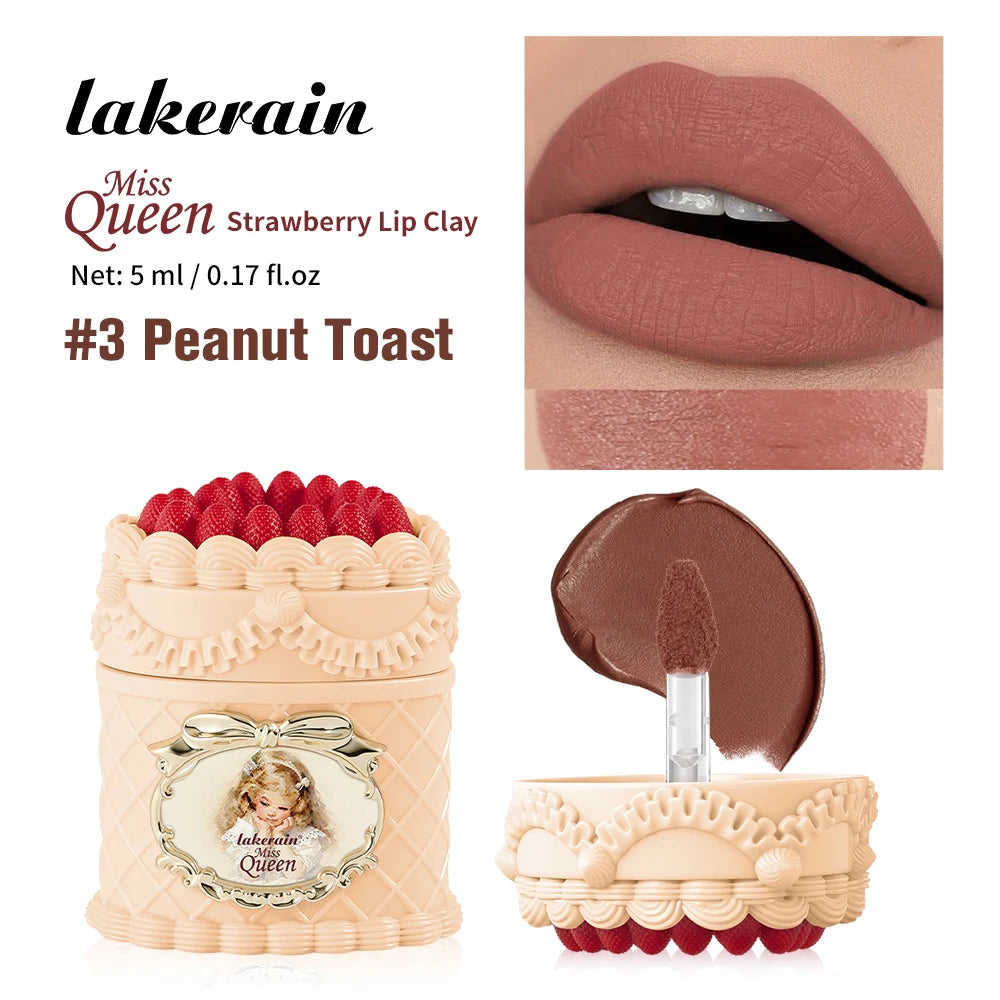 Strawberry Cake Soft Matte Lip Cream for Long Lasting Hydration