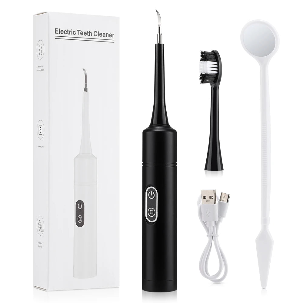 Electric Sonic Teeth Cleaner for Plaque and Tartar Stain Removal - 18