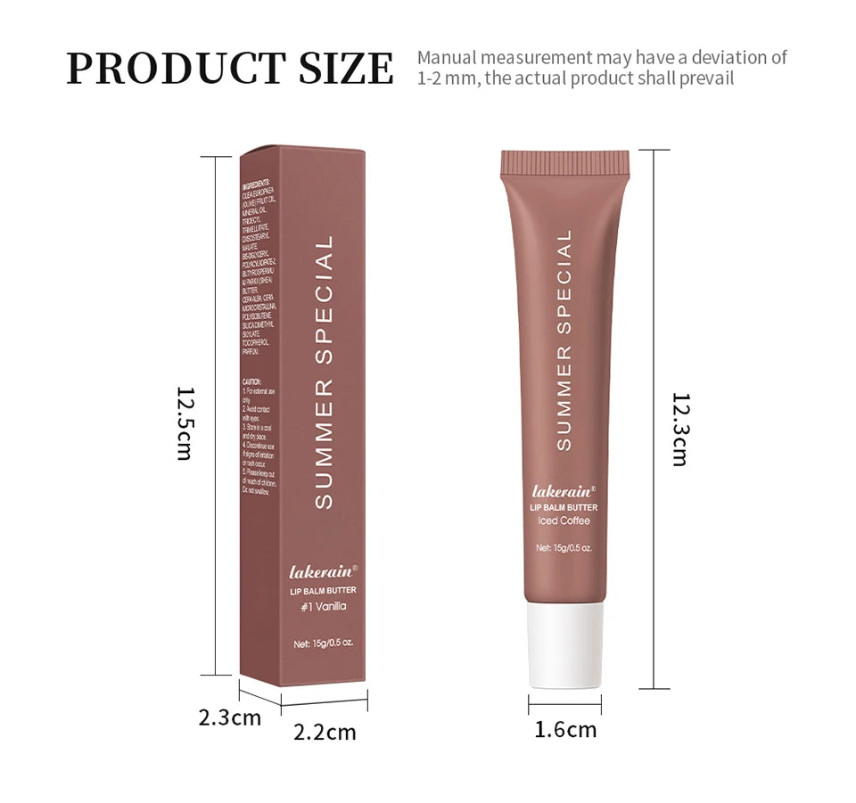 Moisturizing Lip Balm Butter for Soft Hydrated and Shiny Lips - 16