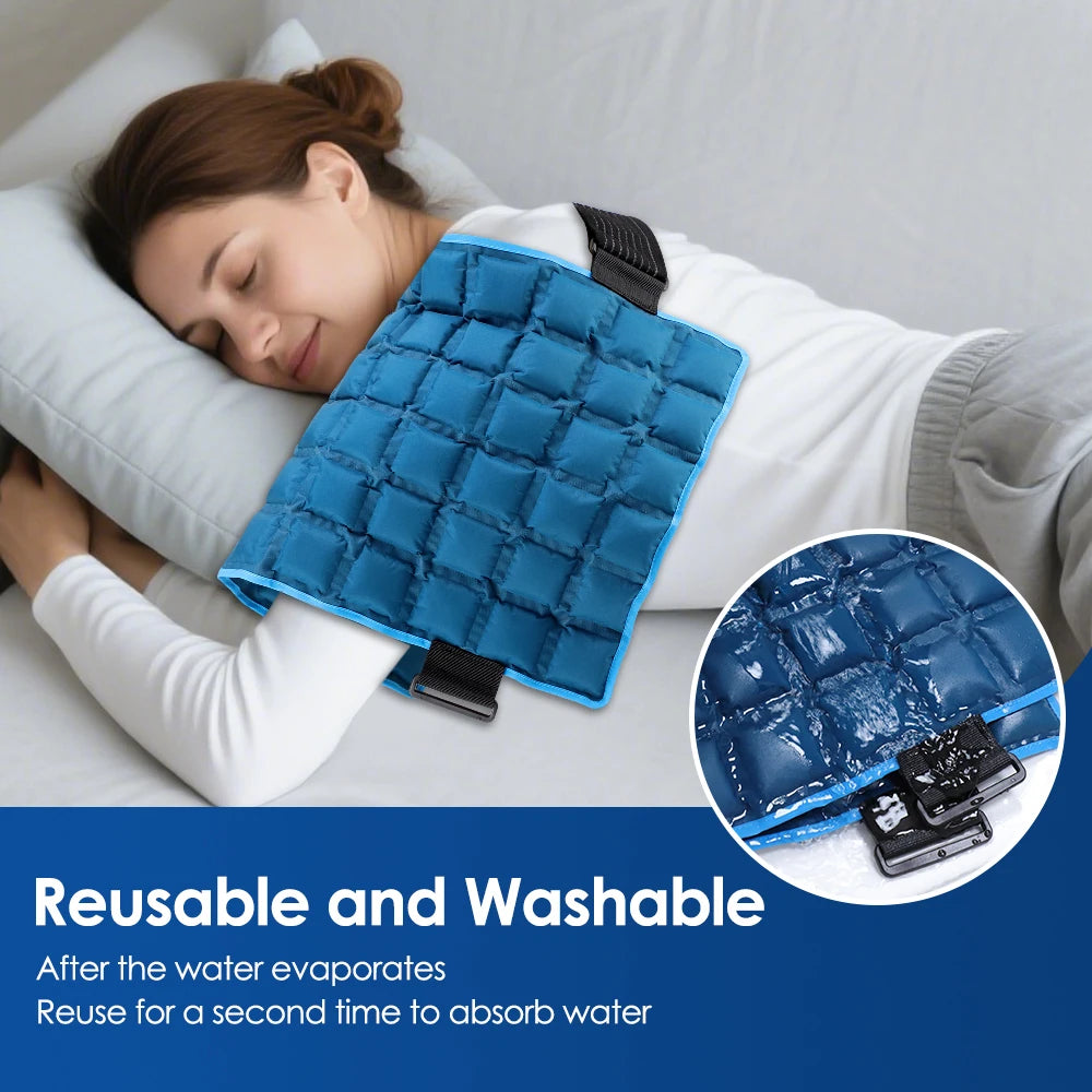 Reusable Hot and Cold Therapy Wrap for Back, Shoulder, and Joint Pain Relief - 9