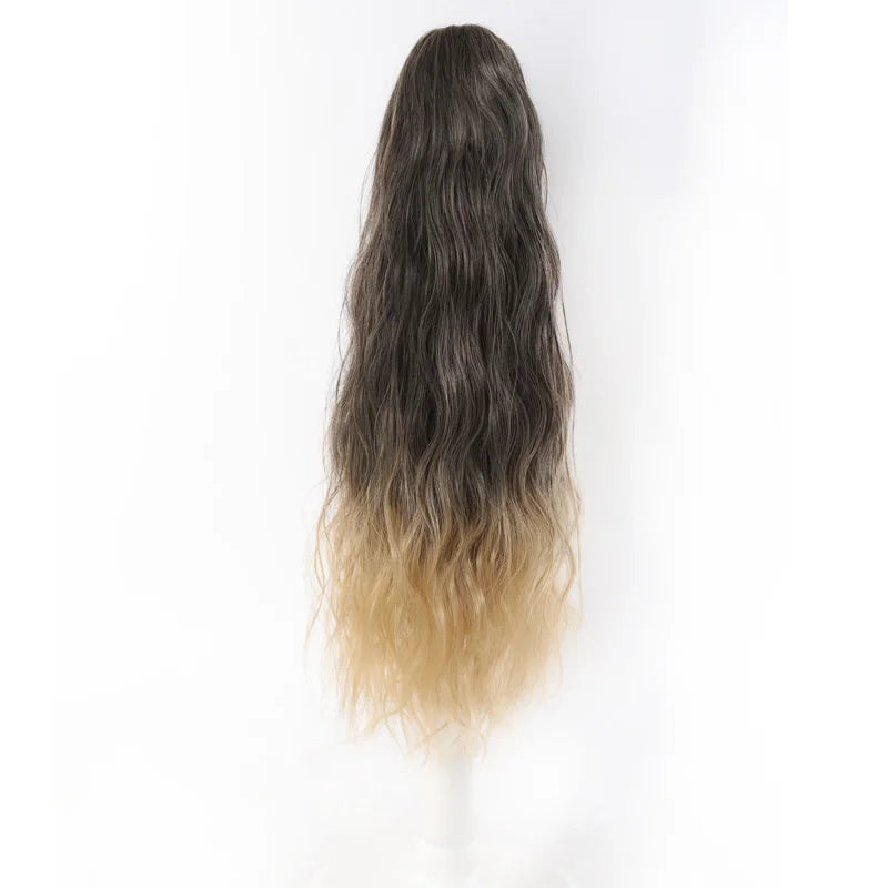 24 Inch Wavy Ponytail Hair Extension with Comb