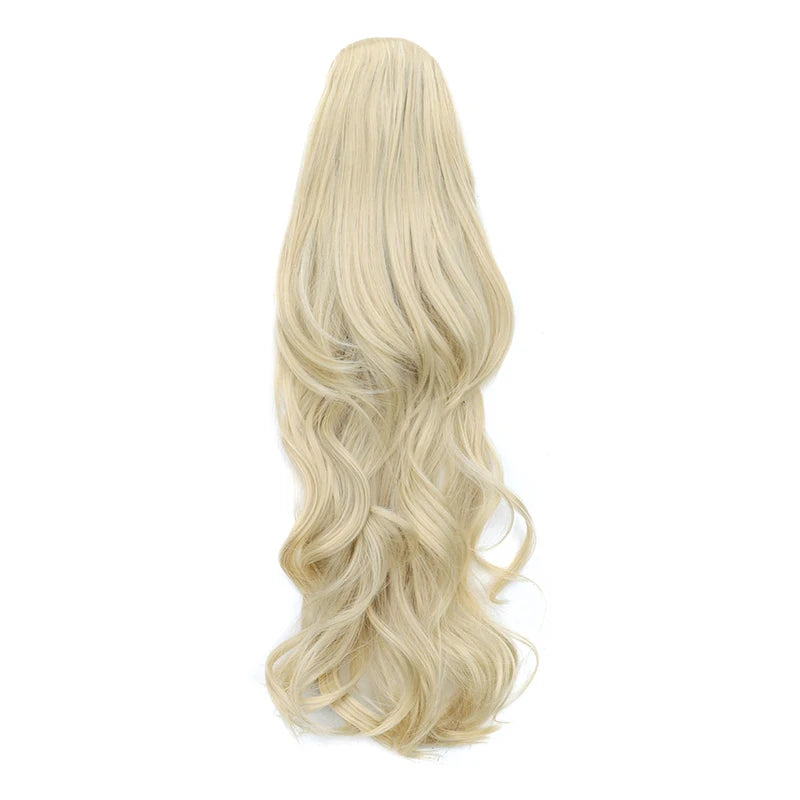 22-Inch Wavy Curly Drawstring Ponytail Extension - 7