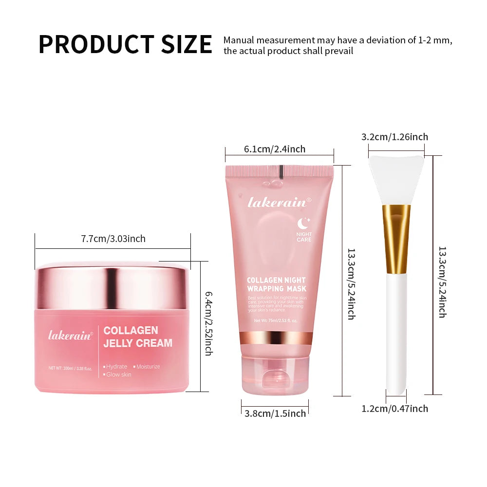 Collagen Overnight Wrapping Peel-Off Mask for Hydrating and Firming Skin - 12