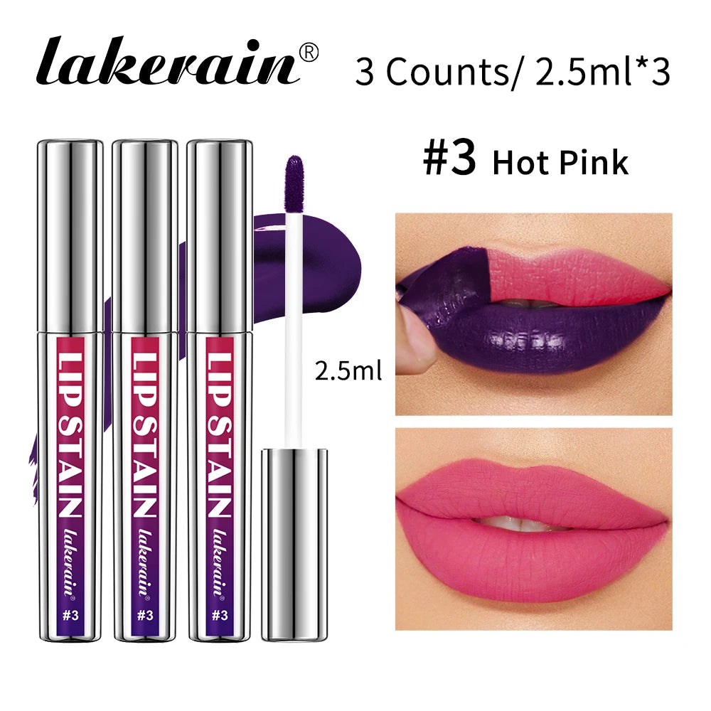 Long-Lasting Waterproof Peel Off Lip Stain Set - 20