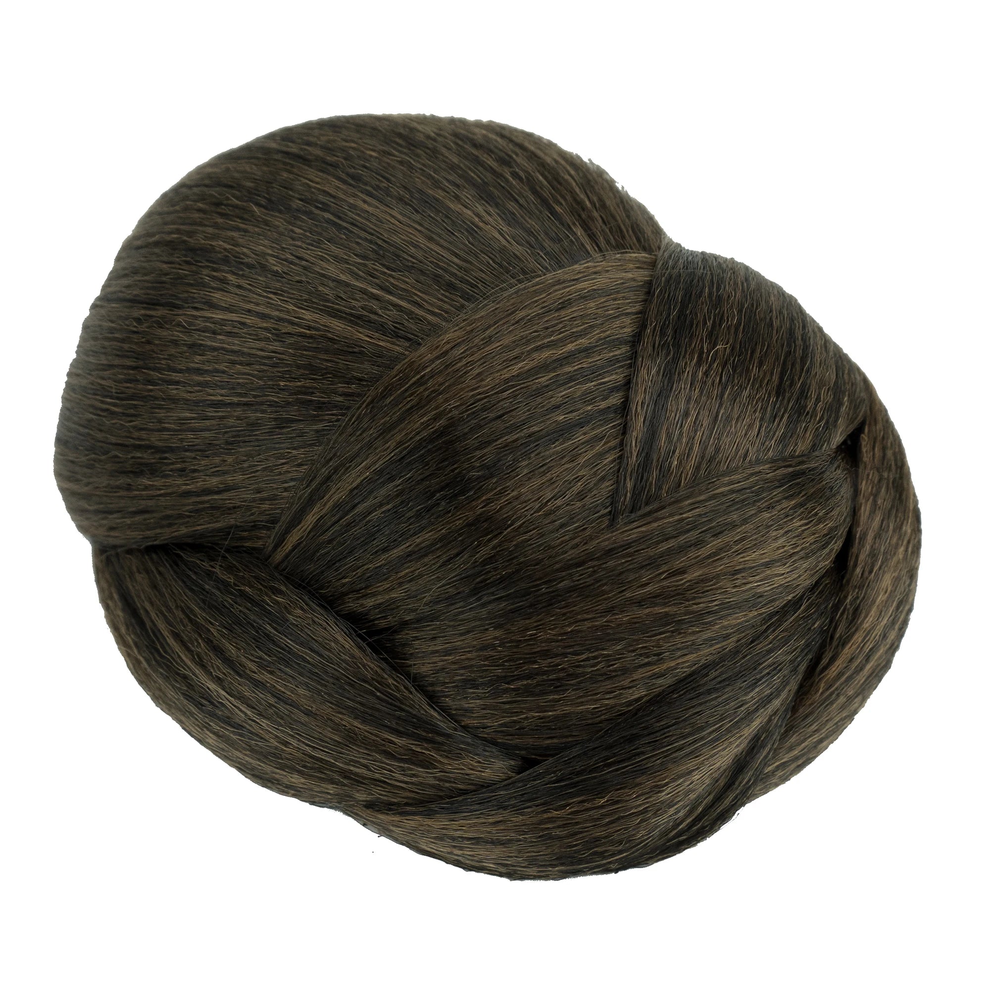 Synthetic Braided Chignon Hair Bun for Elegant Updo Hairstyles - 12