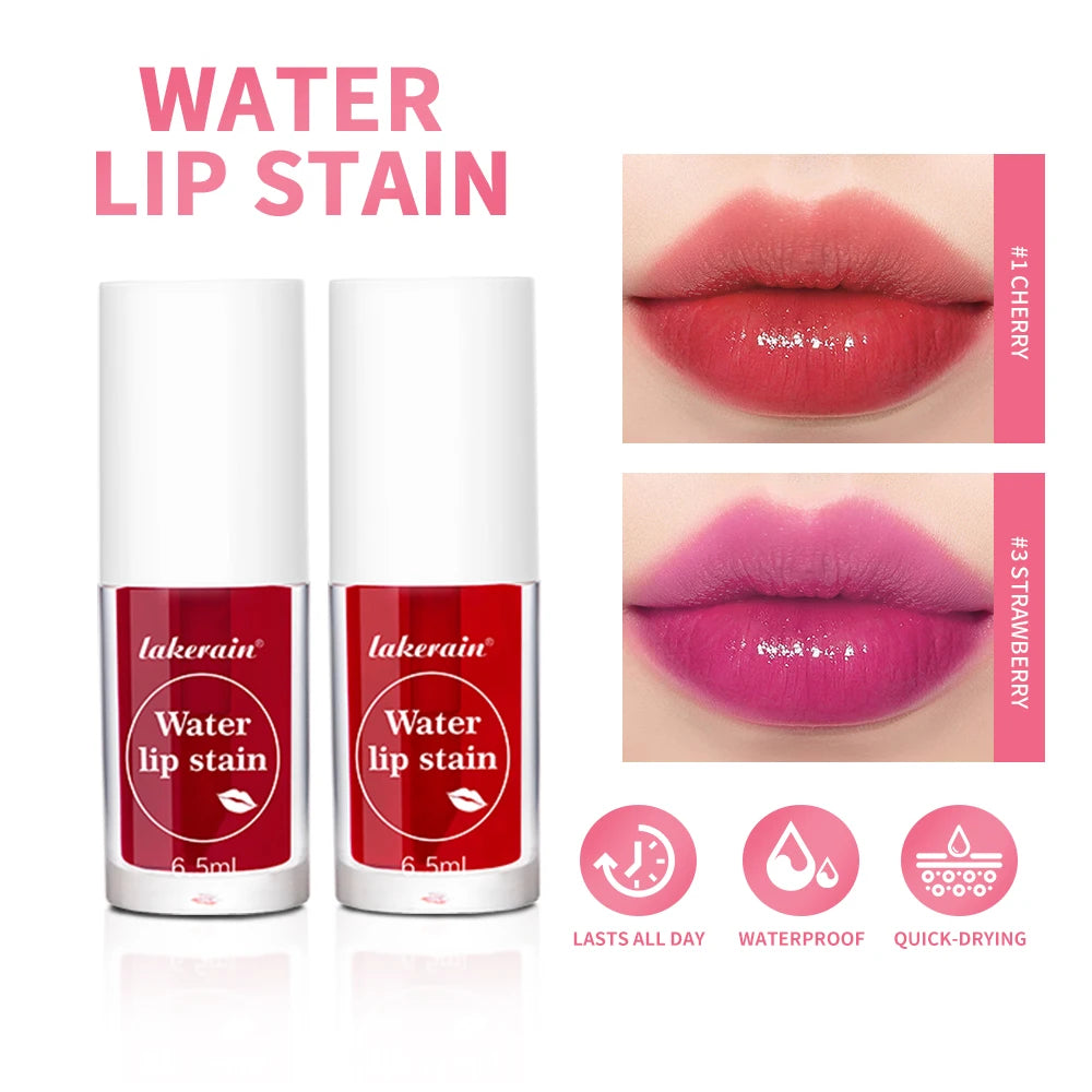 Waterproof Liquid Lip Stain and Cheek Tint for Long-Lasting Natural Color