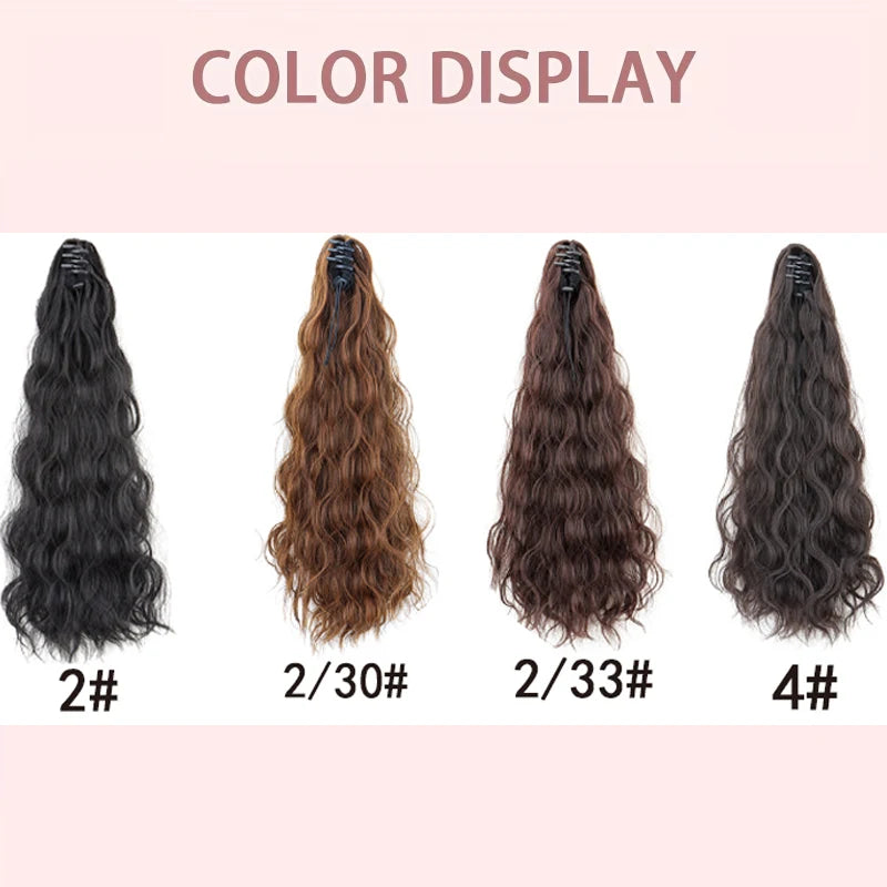 Wavy Claw Clip Ponytail Hair Extension