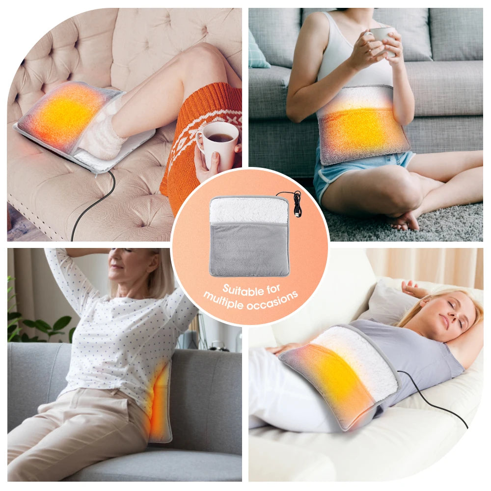 Electric Heated Foot Warmer with 9 Heat Levels and Auto Shut-Off Timer