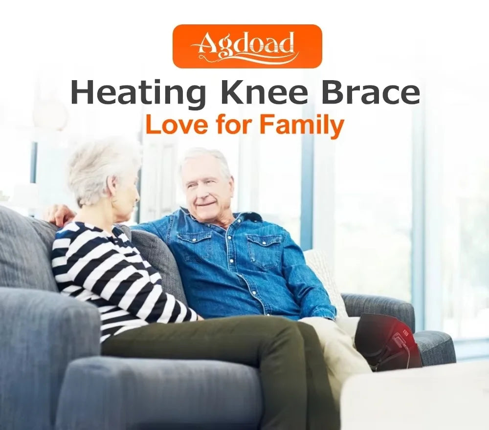 Electric Heated Knee Support Brace for Joint Pain and Muscle Relaxation