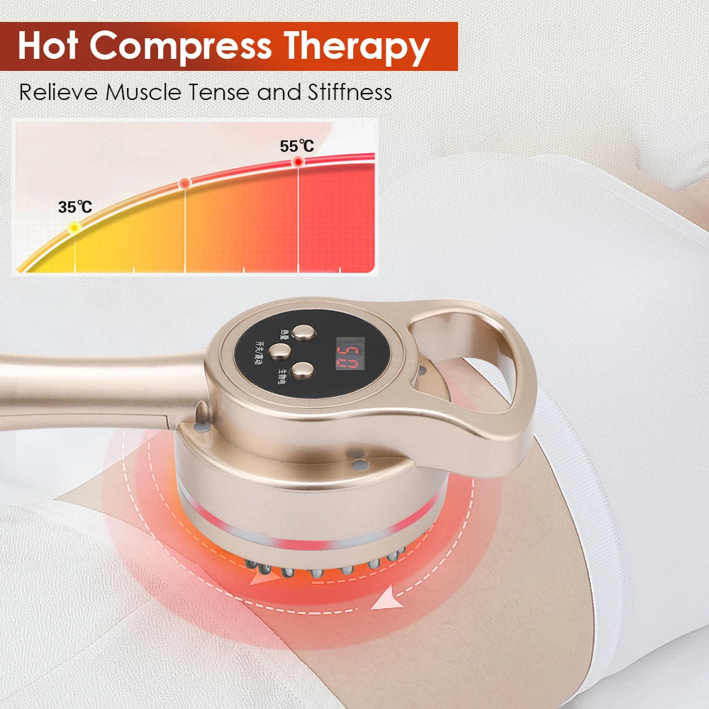 Electric Microcurrent Meridian Body Massager for Cellulite and Relaxation - 11
