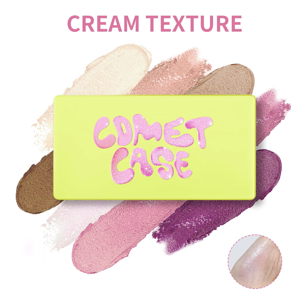Cream Highlighter and Contour Palette for Radiant Facial Sculpting - 5