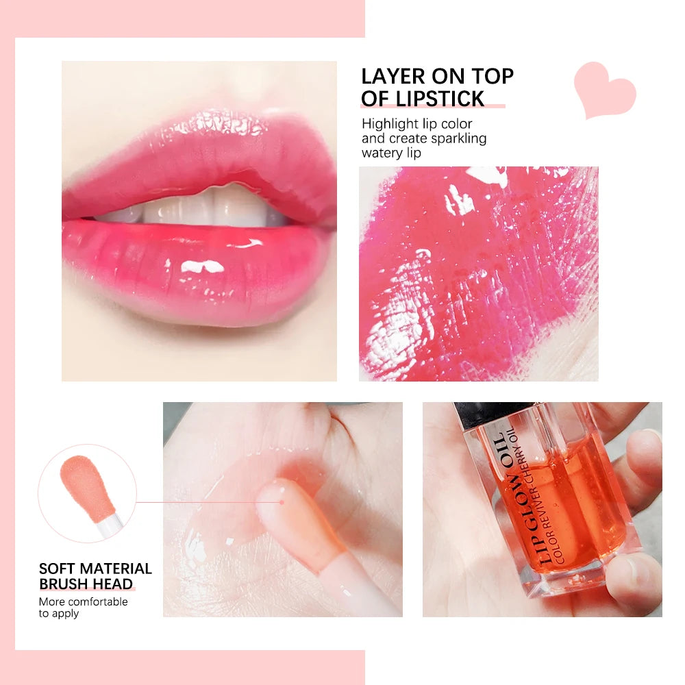 Hydrating Crystal Jelly Lip Oil for Fuller and Glossy Lips - 6