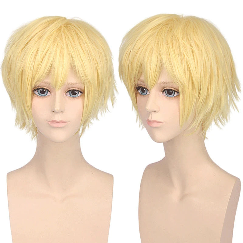 Short Bob Wig with Bangs for Cosplay and Daily Costume Parties