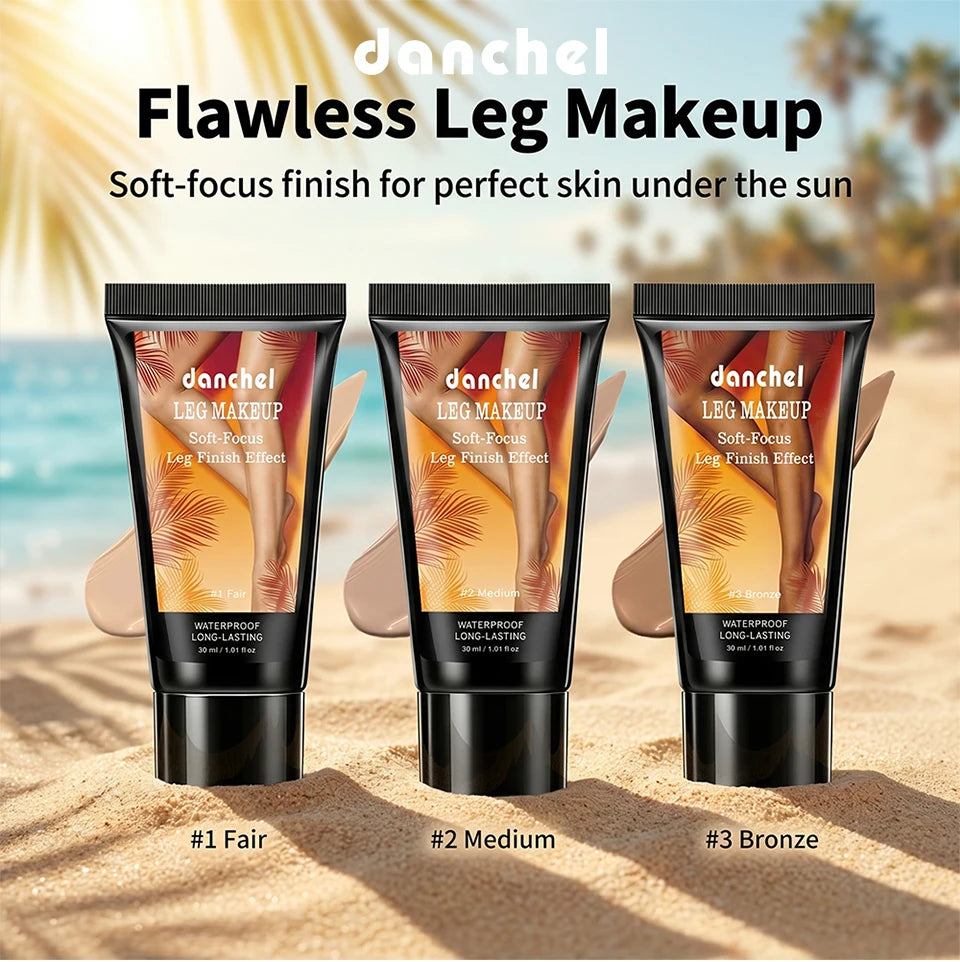 Waterproof Body Foundation for Concealing Scars and Tattoos on Legs - 7
