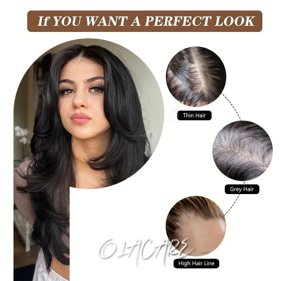 Clip-in Figure-Eight Bangs Hair Extension
