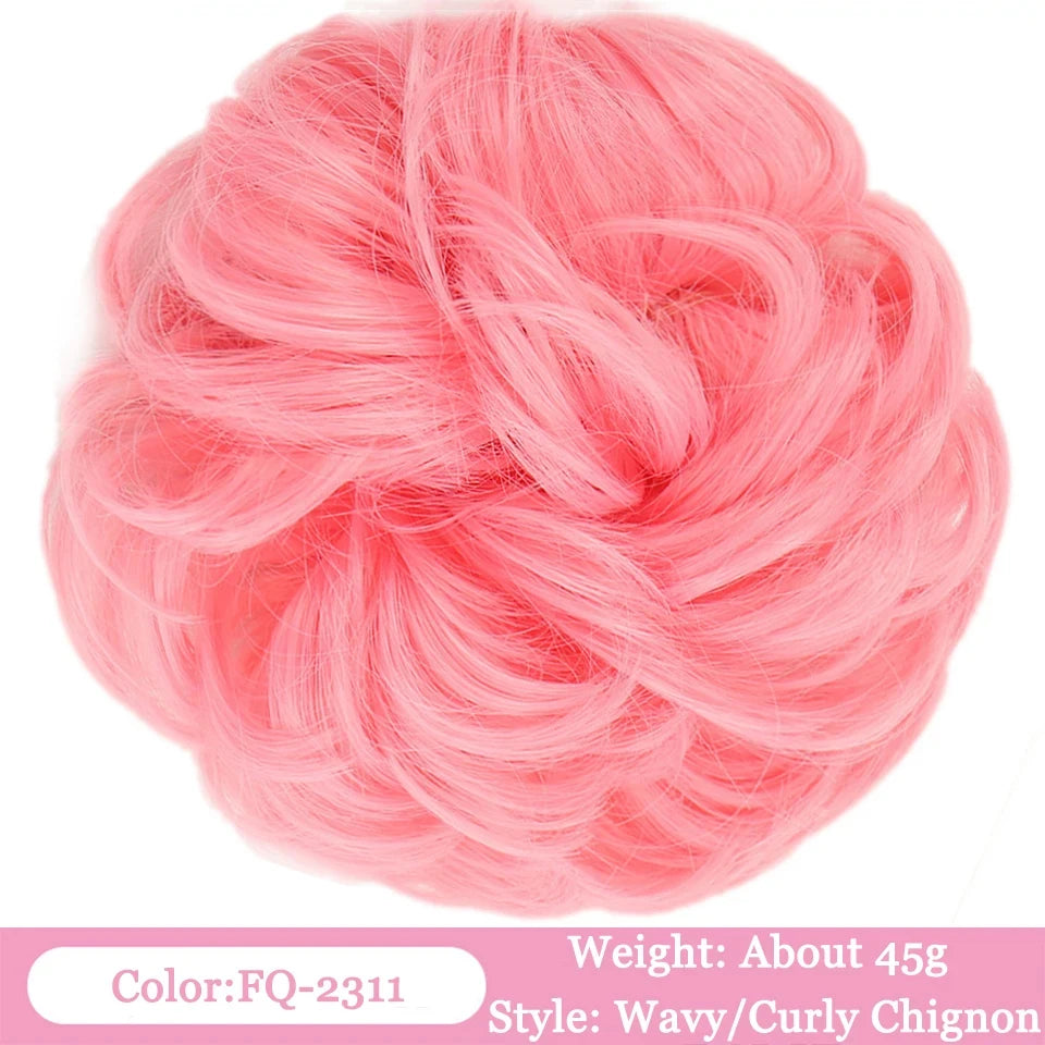 Messy Bun Hair Extension with Elastic Band - 45
