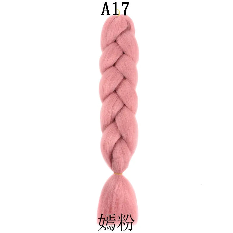 24-Inch Synthetic Jumbo Braiding Hair Extensions - 33